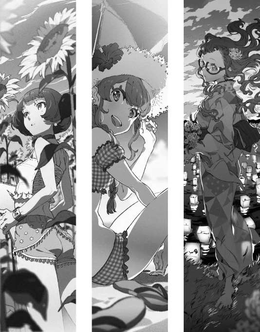 2015 - Newtype Horoscope illustration
July - August - September 