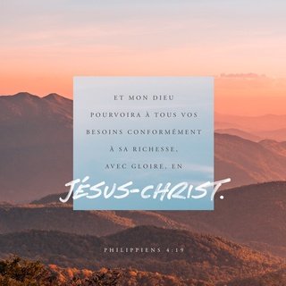 ClaudineEttori's tweet photo. Mon Dieu subviendra pleinement à tous vos besoins ; il le fera, selon sa glorieuse richesse qui se manifeste en Jésus-Christ.
#Bible Philippiens 4.19
#Dieu #Subvenir #Pleinement #Besoins #Richesse https://t.co/szZXWwhDe3