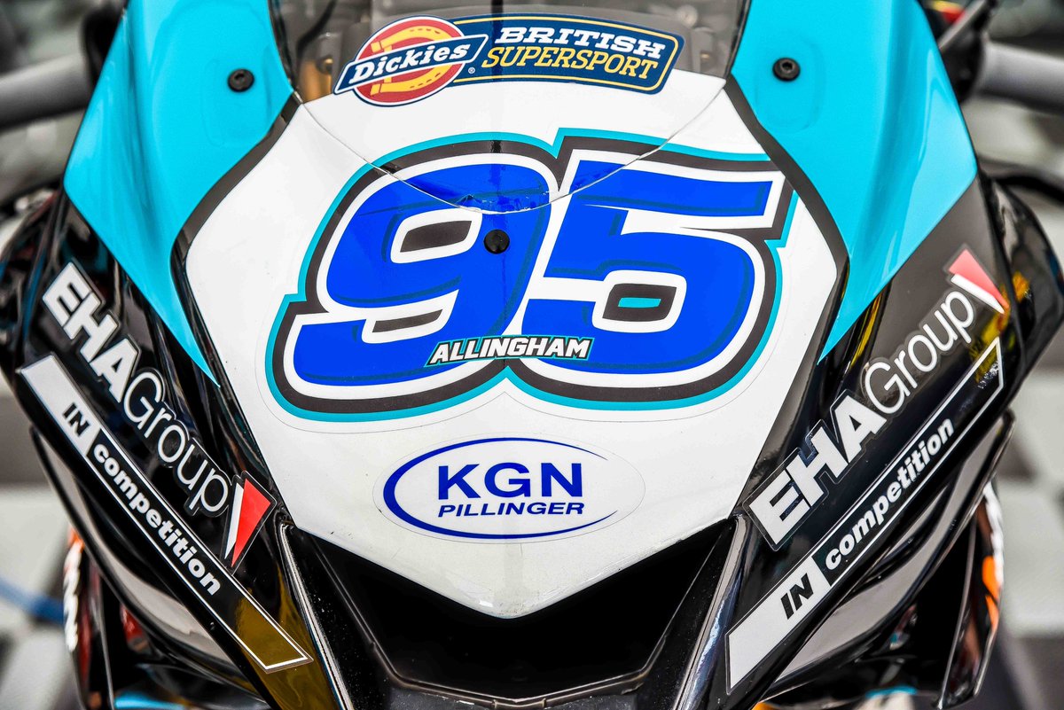eharacing's tweet photo. EHA RACING SUPERSPORT NEWS: Rollercoaster weekend for @CFMotorsport75 supported @eharacing Supersport riders @Allingham95 and @RossTwyman15 at Thruxton @OfficialBSB https://t.co/6GbAfStzbH https://t.co/hScQMFS9A9