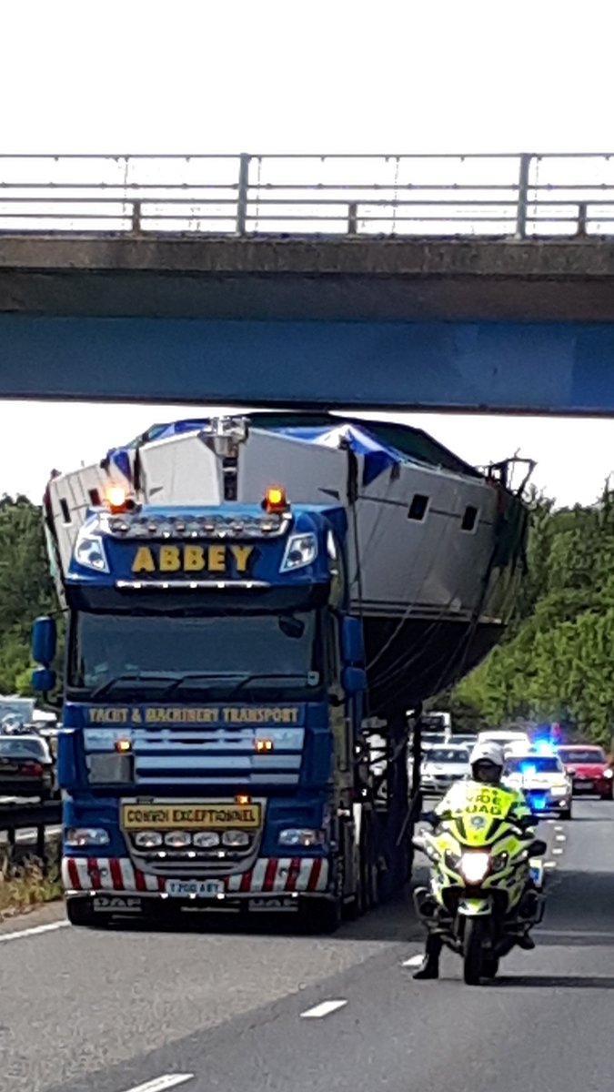 NSRAPT's tweet photo. Ab load safely escorted to #Ipswich by #RCRT  &amp; RPFOU. Thanks for everyone's patience. It was close fit in places. #abloadpippa #845 https://t.co/cDDYwKr8K4