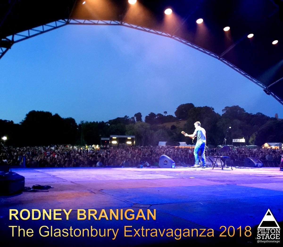 THE PILTON STAGE (@thepiltonstage) on Twitter photo While off to play Hampton Court <a href="/RodneyBranigan/">Rodney Branigan</a> was asked if he could step in for Paloma Faith at the Extravaganza <a href="/GlastoExtrav/">GlastoExtrav</a>. 3 hrs later he was on stage playing to 10,000 very happy people in Glastonbury and was absolutely brilliant!
Thank You Rodney.. Sorry Hampton Court ! While off to play Hampton Court <a href="/RodneyBranigan/">Rodney Branigan</a> was asked if he could step in for Paloma Faith at the Extravaganza <a href="/GlastoExtrav/">GlastoExtrav</a>. 3 hrs later he was on stage playing to 10,000 very happy people in Glastonbury and was absolutely brilliant!
Thank You Rodney.. Sorry Hampton Court !