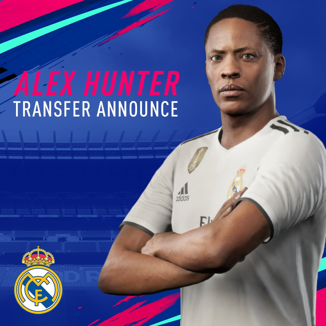 Ester Fifa アレックス ハンター Fifa19 でレアル マドリードへ 実際にレアルの公式ショップにて彼の背番号29のユニフォームが販売中 T Co F3wqof2rqn T Co Wwtqwtghfg