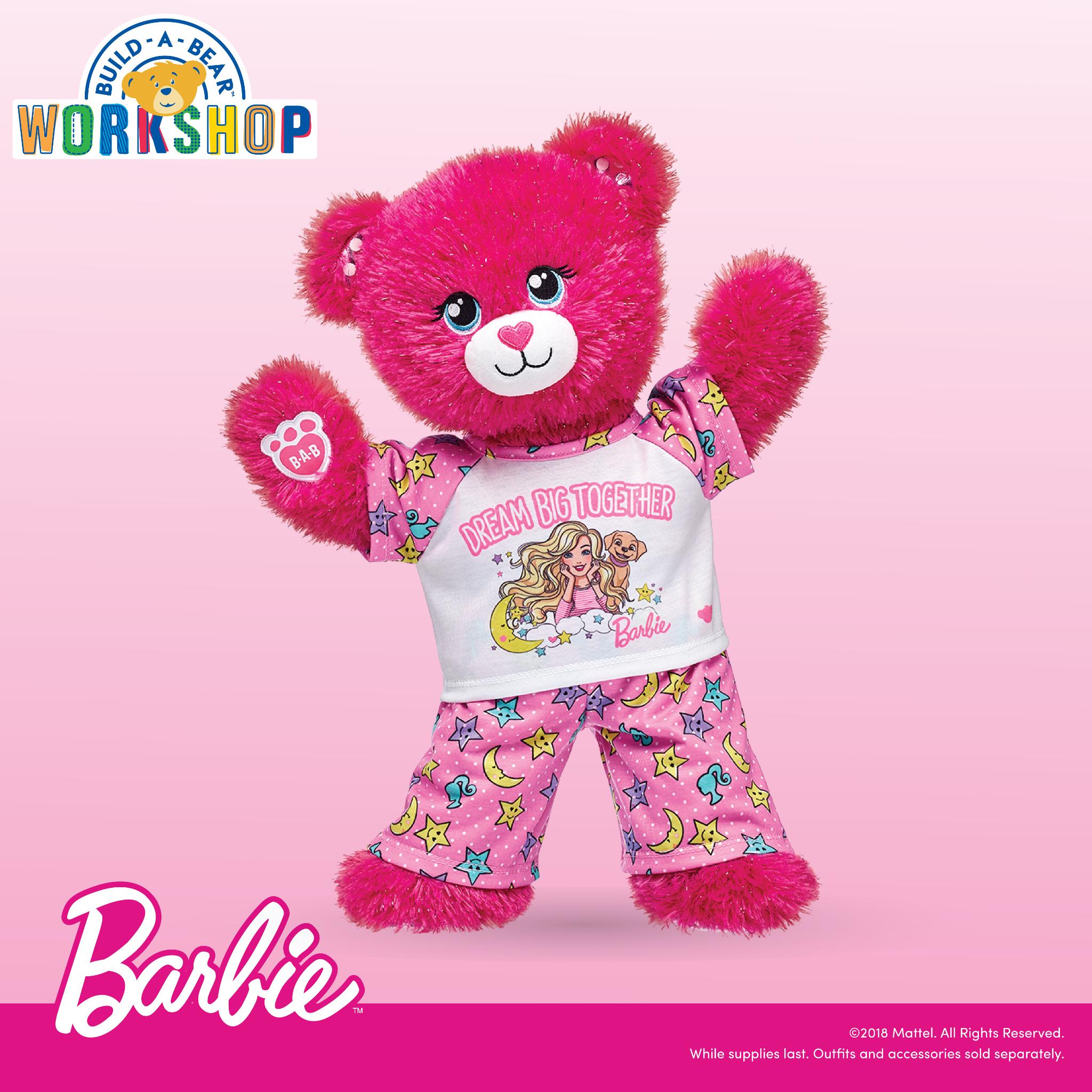 Barbie, Build-A-Bear partnership gives fans chance for plush keepsake