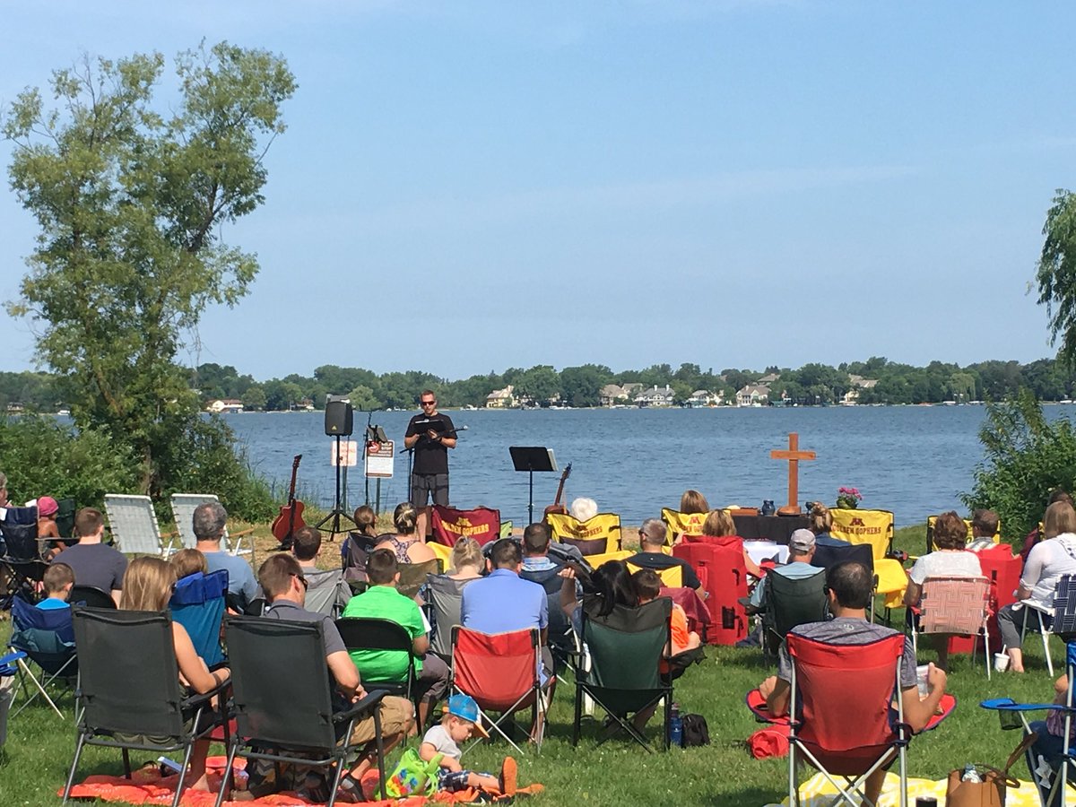 Lakeside_Cov's tweet photo. A few photos from our first outdoor baptism service at Lake Minnewashta! #Faith #Baptsim #Lakeside https://t.co/5AhlparSIY