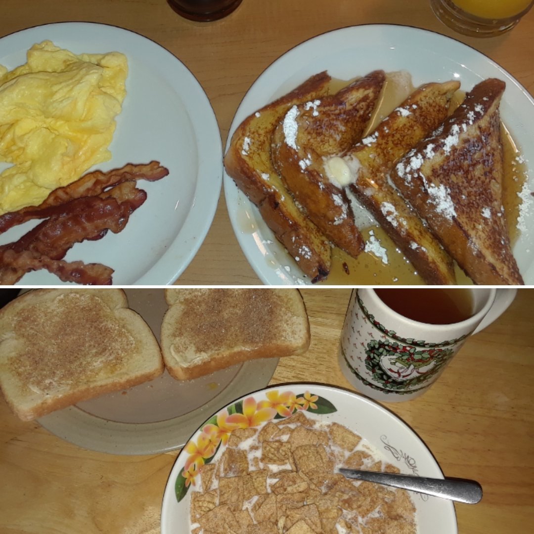 hibernatingmom's tweet photo. Breakfast with Mom vs. Breakfast Alone... 😟 #HomeAlone🏠#TheReckoning #DontCook🍳#DontHaveTo Happy Sunday, Everyone!! ❤ MamaBear 🐾 https://t.co/btOtzxhNnE