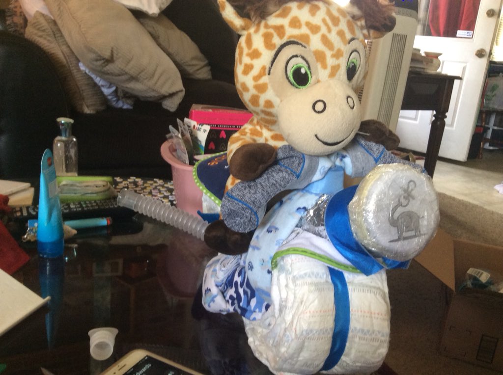MommyAndMoo's tweet photo. @LadiesOfLivePD @LivePdBlueLine @CurleyWpd @LivePdFantasyLG @warwickripd @sherifflamb1 @GwinnettSO & anyone one else who knows someone having a baby, I went to my BODaughter’s #BabyShower & attempted my first #DiaperMotorcycle
#ShouldaMadeTheGiraffeAHelmet #KeptFallingOff
#BoGma https://t.co/bCiJgb4VFt