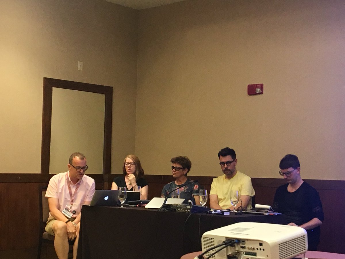 JoshAbrams's tweet photo. Great autobiographical memories as a way to start final panel"Forms of Resistance, Resistance to Form" @CSSDLondon @VicCollegeofArt @Outbox_Theatre @VitalXposure @joeparslow @BenBuratta @julievitalxpose #ATHEBoston18 #ATHE18 #ATHE2018 https://t.co/OIGLauxR1a