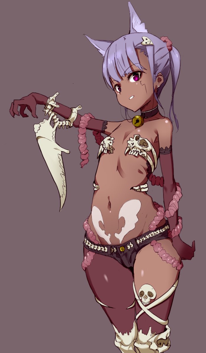 サキュバスに精を与えないという非道な実験の結果、食事を与えられなかった彼女は、餓死への恐怖から進化した。精の摂取という手間のかかる方法ではなく、直接人間を栄養として摂取することにしたのだ。

テーマ【鈴もしくはベル 白骨 垂れ下がったシルエットの服飾】 