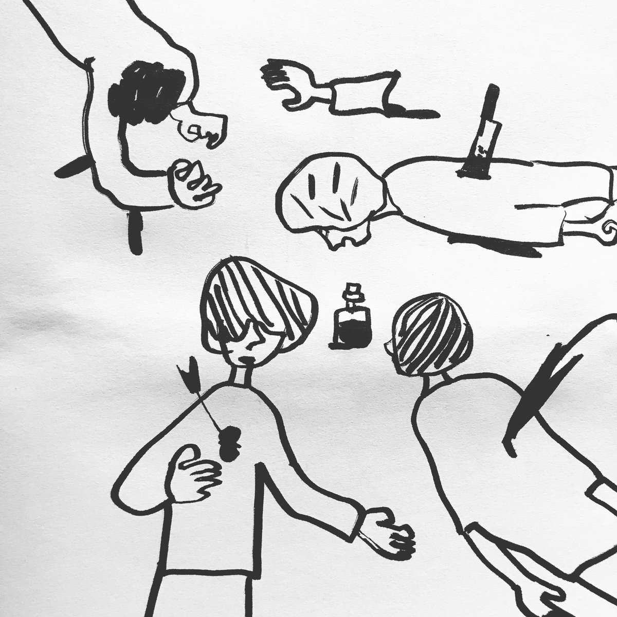 眠たさdrawing #drawing 