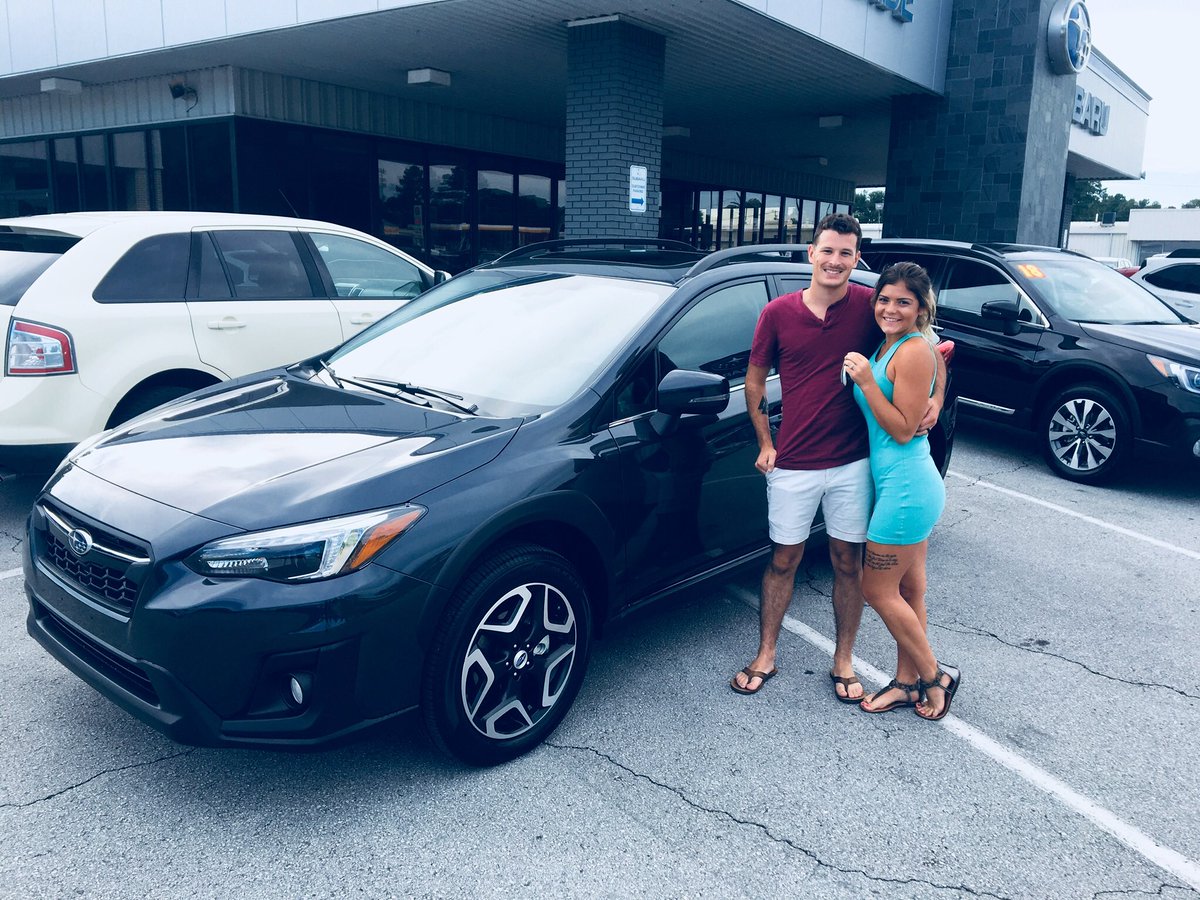 SerenaWalters_'s tweet photo. My husband said we were gonna sell my car and buy me a junker. Currently driving around in my brand new 2018 Subaru Crostrek. 🤷🏼♀️ #ididntaskforit #spoiledtomax https://t.co/fvEsnsJzjg