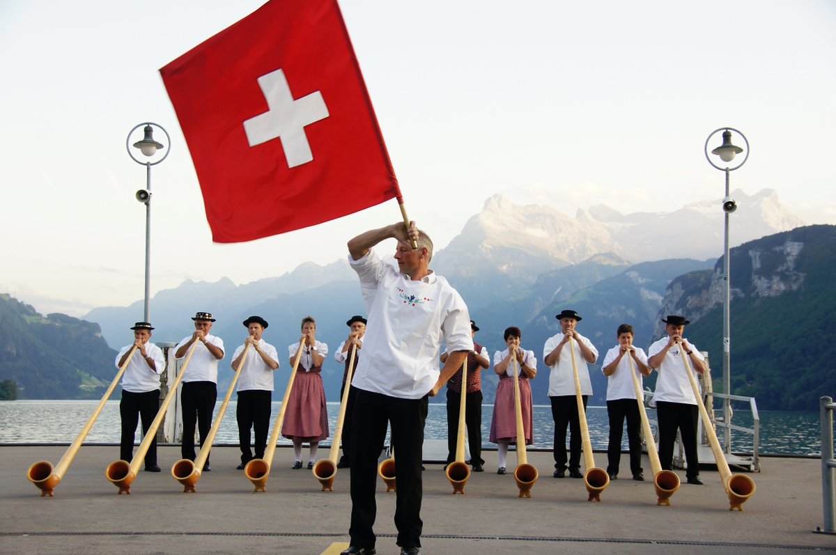 MySwitzerland_e's tweet photo. Whether #flagthrowing, #yodelling or #cheesemaking, these activities aren’t just fun but also typically #Swiss: https://t.co/qjl4qGPROg https://t.co/Py0uhGh0dt