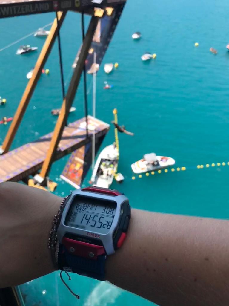 TimexSports's tweet image. @Timex is back at the @cliffdiving  #WorldSeries – follow along on their stories to see today’s diving from Sisikon, Switzerland #TimexCommand #timexsports #timex #TimexXRBCD
@RedBullCliffDiving
@timex