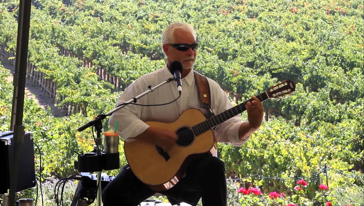 Enjoy live music by RT Pappas today on our deck overlooking the Estate Vineyard from 12 to 3pm.  Winery open daily from 10am to 6pm.