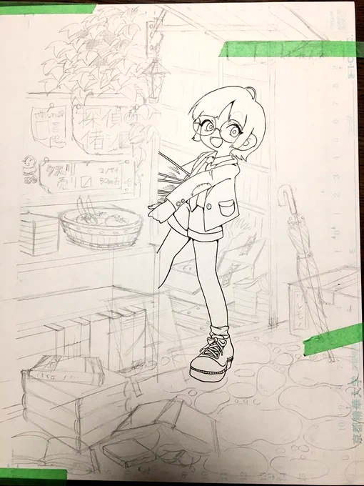 見れる背景描けるようになっただけまだ成長したと思いたい
ねよ。 