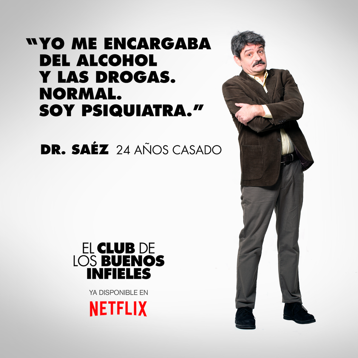 buenosinfieles's tweet photo. Esta es la historia de JUAN y MARCOS simplemente unos infrahombres, del Dr. SÁEZ un indispensable en todo, especialmente en un club y De el TEACHER un infiel de los de verdad.(2/2) 

El Club de los Buenos Infieles ya en @NetflixES 

#Netflix #Netflixmovie #Comedy #comedia https://t.co/FXP0yk4P0n