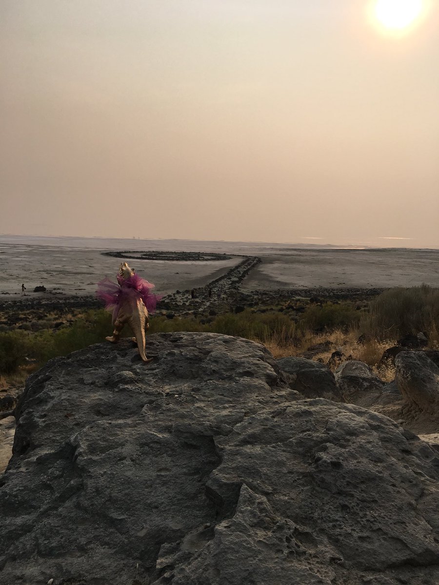 dinotutu's tweet photo. @GISH I’m tweeting this as I couldn’t submit it - I thought Steve the Dinosaur was way more photogenic than me in the middle but I had to submit what worked for the guidelines https://t.co/iuBzZ7aUkX