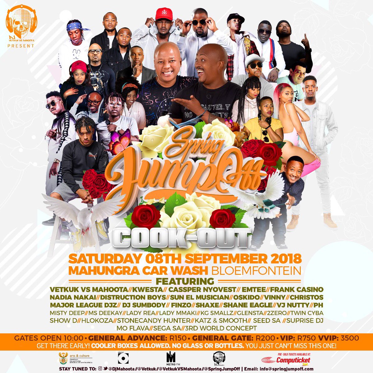 Yummy_p_'s tweet image. I hope we still on for #SpringJumpOffCookOut guys!!! @Cherry01_ @AFRIKANBXI @Nok2lar_H @Tokyo_Trev 
We gotta touch bloem abit for #SpringJumpOffCookOut
@Vetkuk I hope you took us seriously about that request