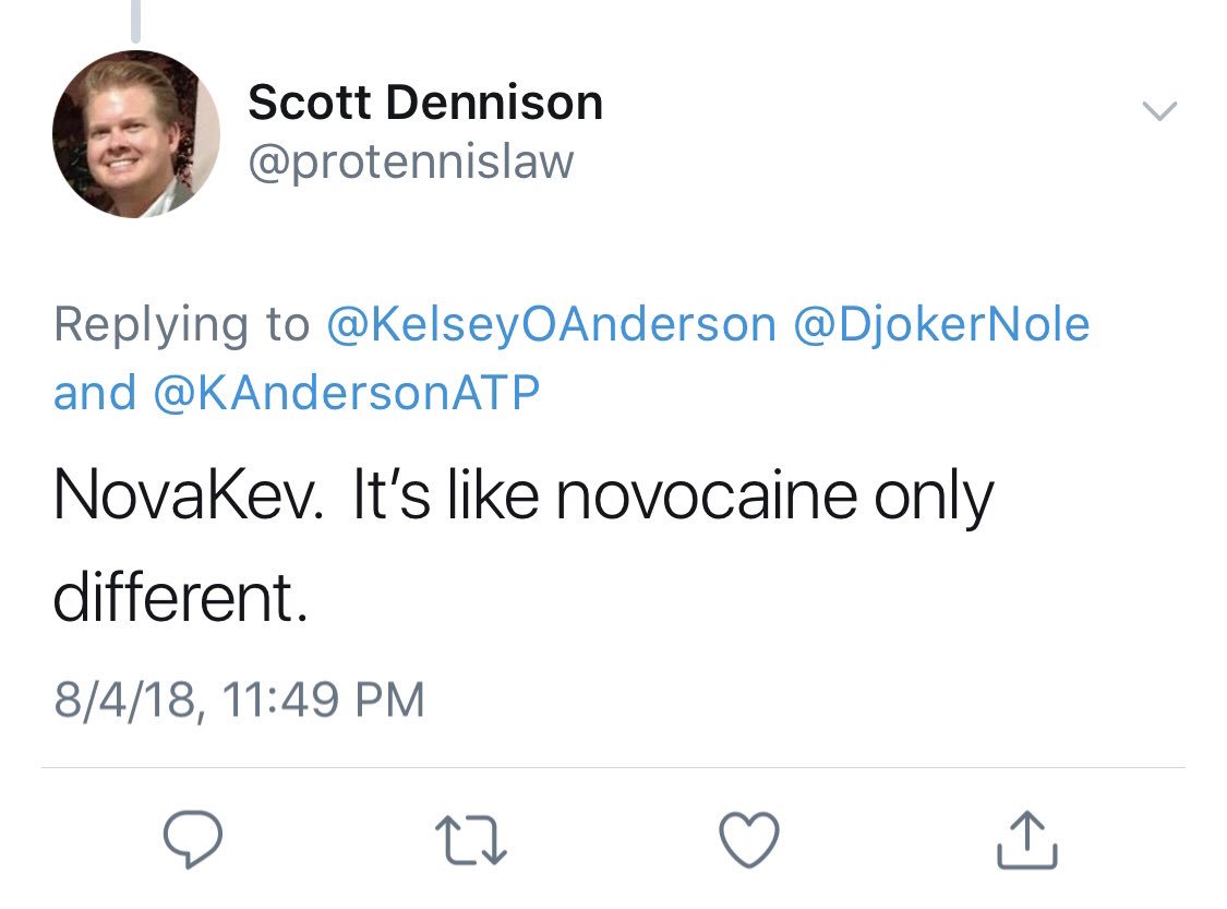 KelseyOAnderson's tweet photo. Ok so @DjokerNole might have picked his favorite doubles team names (go vote!), but these are the winners in my heart 🤣 Thanks for the giggles everyone! 😂 #Novakev #DjandoUnchained #NoKanDo #JelKelsMen https://t.co/NA7XaPblNP