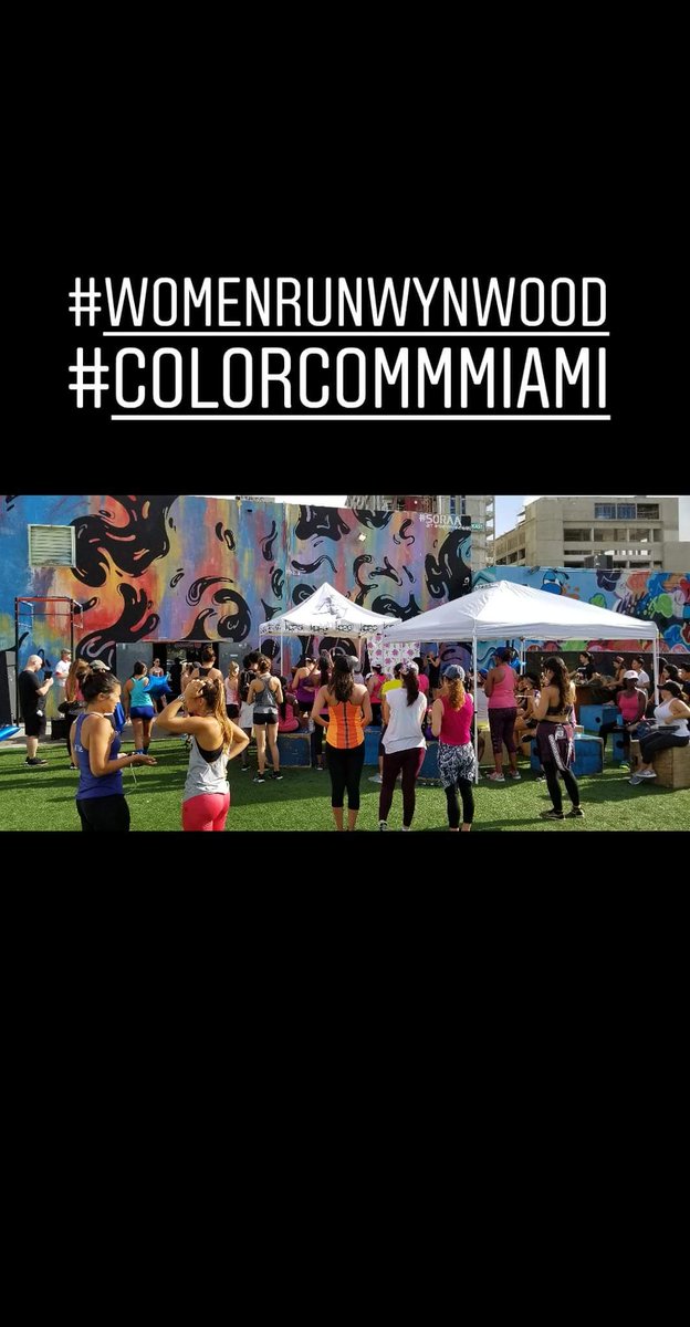 JessicaModkins's tweet image. Wow! #ColorCommMIA #WomenRunWynwood305 #DanceFit