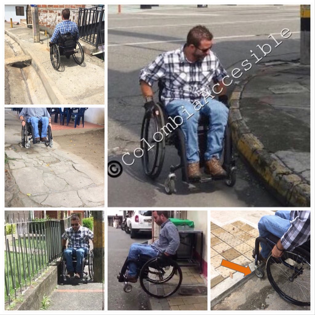 colombiaccesibl's tweet photo. Se habla mucho de cuudades inteligentes y sostenibles... pero son nuestras ciudades espacios que TODOS podemos disfrutar?
#Accesibilidad https://t.co/VFiKq136g1