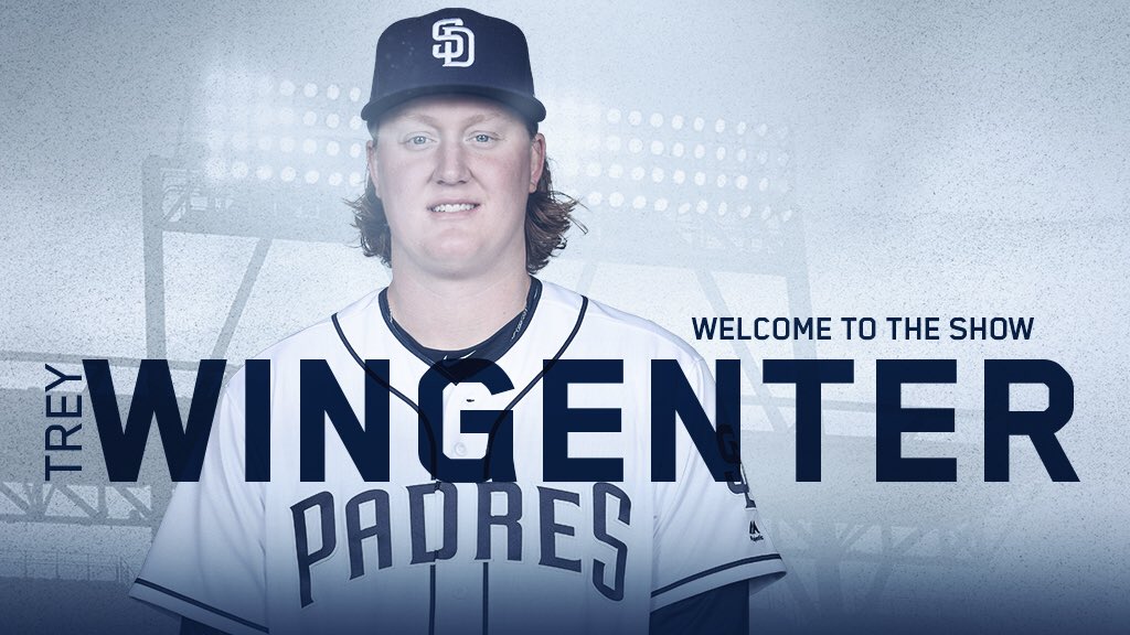 Padres's tweet photo. Welcome to The Show, @treywing16! https://t.co/npm4TNn53i