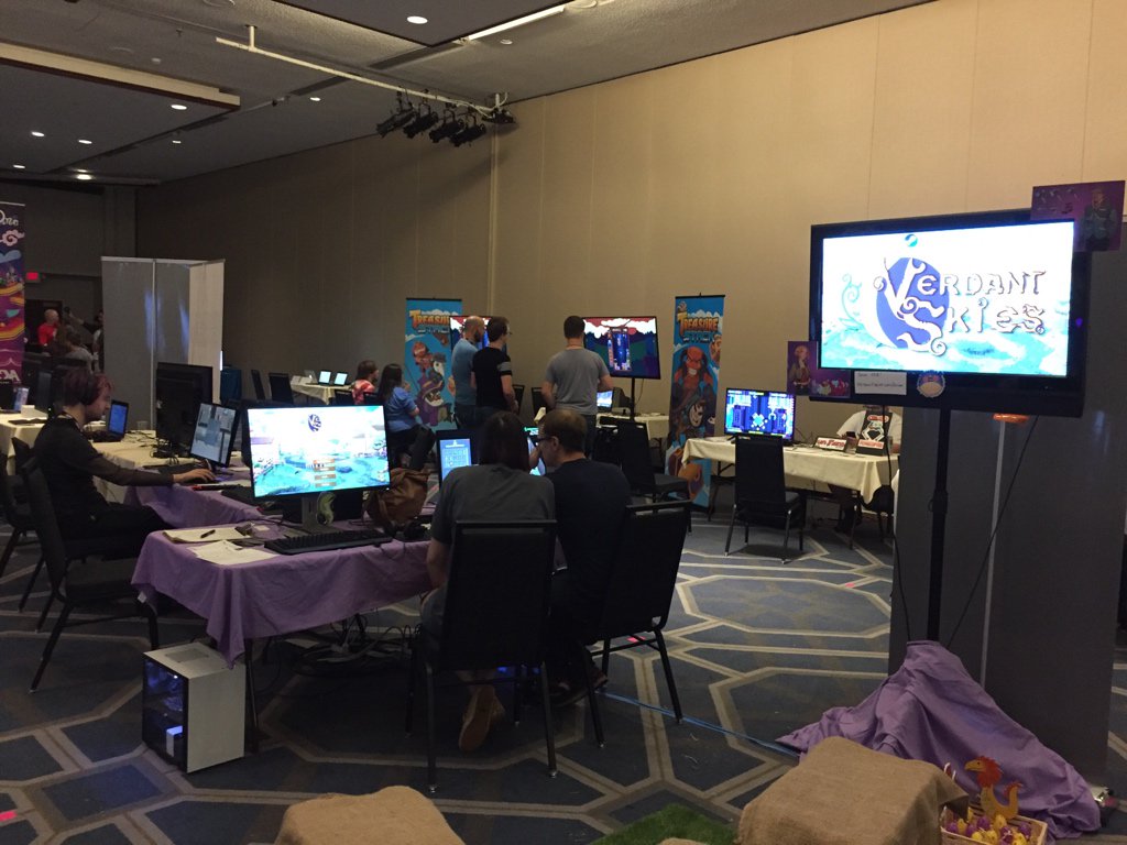 Last chance to check out the Indie Island at <a href="/2Dconvention/">2D Con</a> today until 2pm! Don’t miss these great #indiegames!