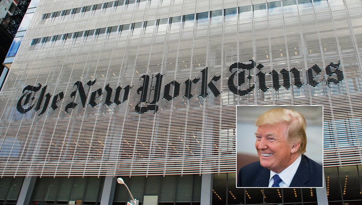 Major Objectivity Win: New York Times Hires President Trump as Chief Fact Checker thesatiricalpost.com/single-post/Ne…