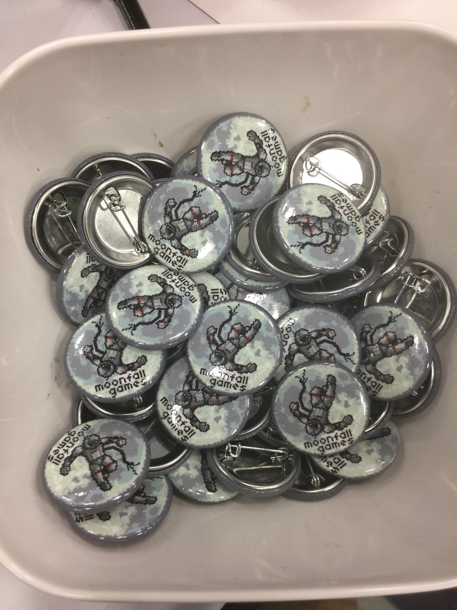 MoonfallGames's tweet photo. Today’s the last day to get free buttons! Come by booth 405 #RTXAustin https://t.co/SKmsvF1v6c