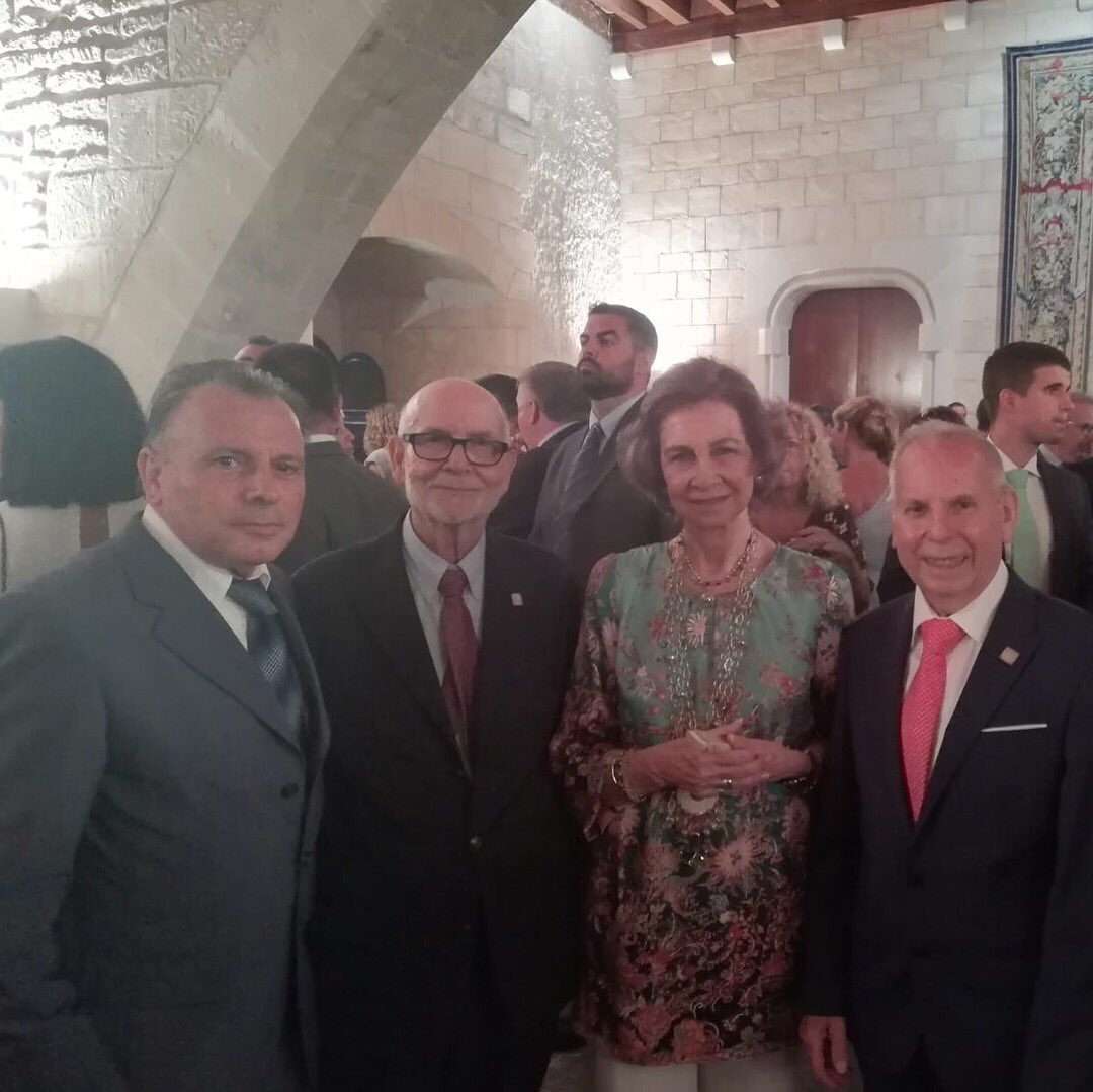Pep Rivas organizador de La milla Urbana Isla de Ibiza estuvo presente en la recepción del Rey Felipe VI en el Palacio Real de la Almudaina.