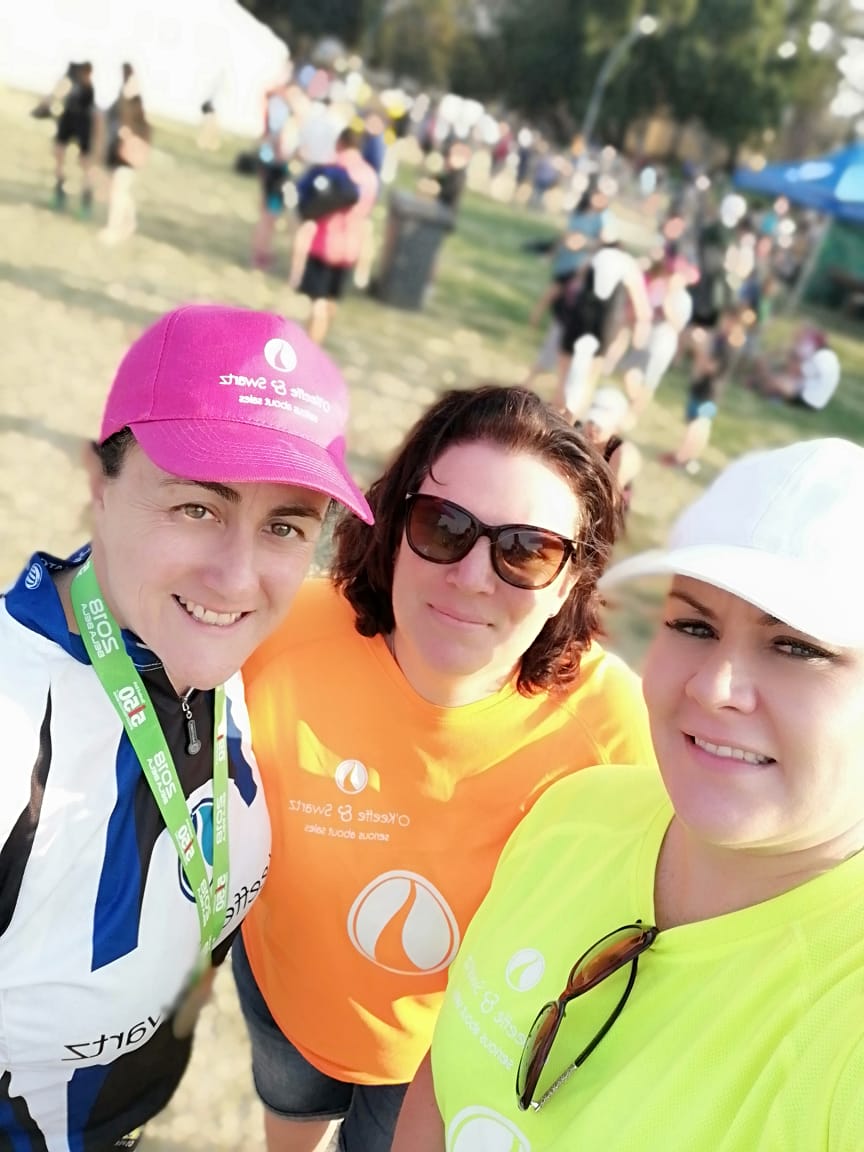 KimGallus's tweet photo. Got to experience my 1st @5150TriSA #FunTri #5150BelaBela thanks to @OKeeffeSwartz 💙 Amazing support and fun on the bike 🚴‍♀️ Special mention to my 'trainers' @Tracyleefeakes @brettmcrowe for pushing &amp; believing in me 😘 https://t.co/XzQnOG5DDT