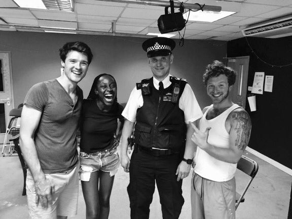 EntropyPlay's tweet photo. @FringeReview Fun Fact about Entropy @theSpaceUK : There’s a scene in our show where a couple argues so loudly that the neighbours call the police. But when we were rehearsing... someone actually called the police on us! 🤭😬 

Entropy: https://t.co/7CtQyDpcQf https://t.co/e4TFbyojVM