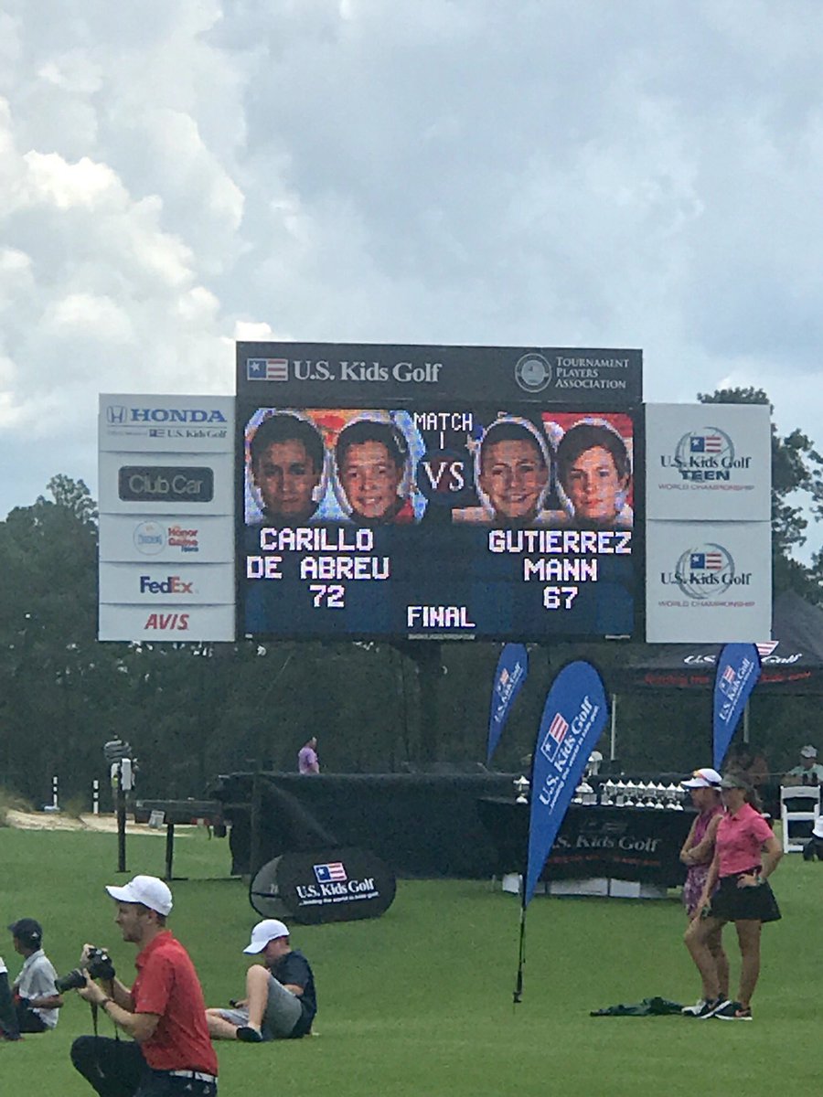 GolfLikeAMann's tweet photo. Brodie and Aiden won their match ~ waiting on the other groups to come in‼️⛳️🏌🏼‍♂️@uskidsgolf #USKidsGolfWC #VanHornCup https://t.co/mBeaFV4tt6