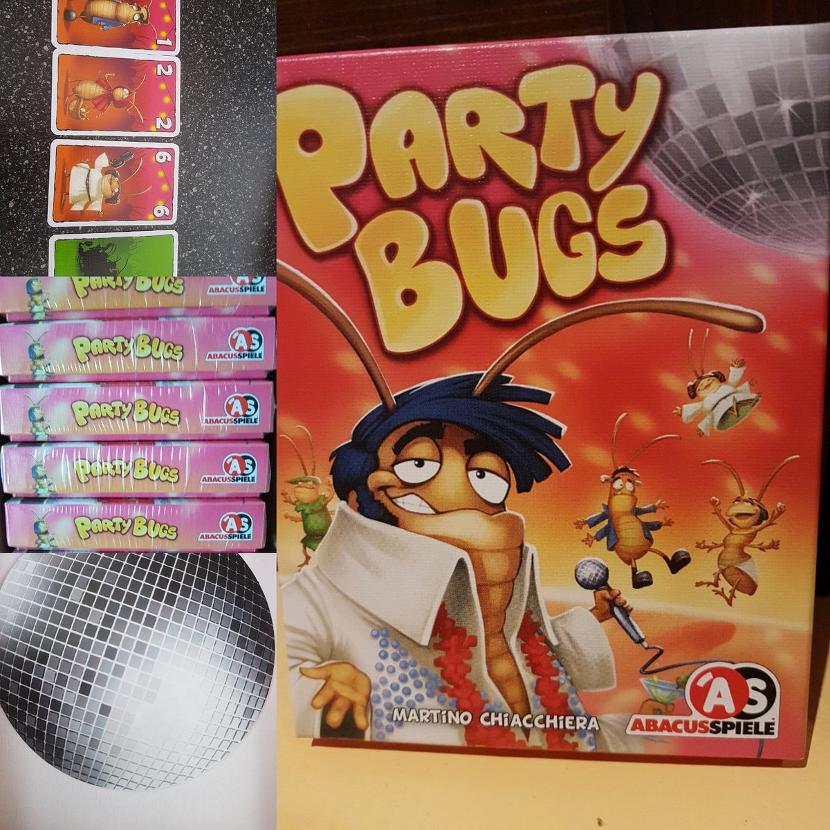 Party Bugs, le jeu du mois! Un jeu de cartes avec des dessins hilarants, des règles simples à comprendre et des parties super sympa.
#lepetitcaribou #abacusspiele #partybugs #jeudumois #jeudecartes #jeusupersympa