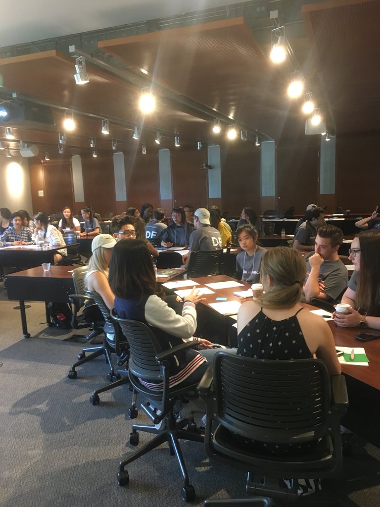 design4america's tweet photo. On the last day of #dfals18 and #dfasummit2018, studios are meeting with their cohorts to plan and set goals for their studios this school year https://t.co/Wvf46UyoyU