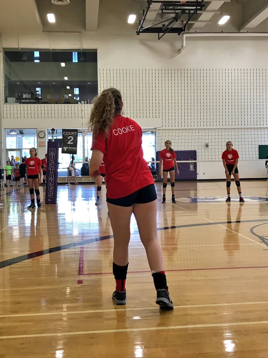 TerryJCooke's tweet photo. And after a spirited win against a good Ottawa Region team, Frances Cooke’s Region 3 Red squad are off to the semis of @OSGlondon2018 against Region 3 Black featuring @VolleyballMVC teammates Payton &amp; Olivia! Either way, #GoMVC! https://t.co/JZHqiEa0Z2