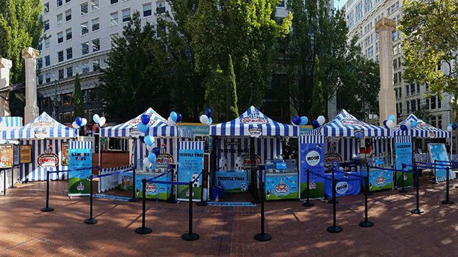 Our free and fun carnival in #PDX is TODAY! Join us at Pioneer Courthouse Square in Portland, OR from 11am-9pm for games, rides, FREE ice cream, and more. Get the scoop here >> benjerrys.co/carnival #benandjerryscarnival #SundayFunday