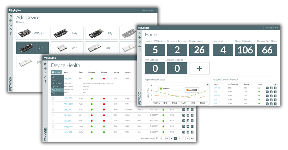 8bitwork's tweet image. Manage and control your Pycom device fleet on the cloud using PyBytes
buff.ly/2na31zU

@pycomIOT #IoT #PySense #PyTrack #PyMakr #PyMate #PyBytes