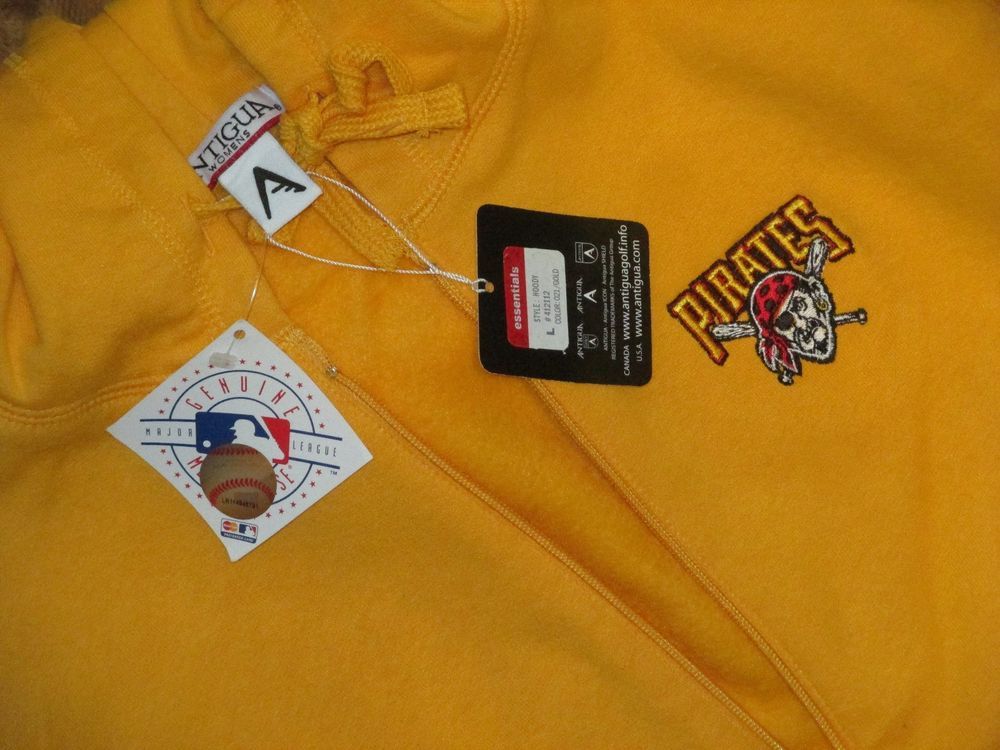 NWT MLB Pittsburgh Pirates Licensed Baseball Hoodie Sweatshirt - Women’s Large  #Antigua buff.ly/2LX8rNx via <a href="/eBay/">eBay</a> <a href="/SelectiveAttire/">SelectiveApparel</a>