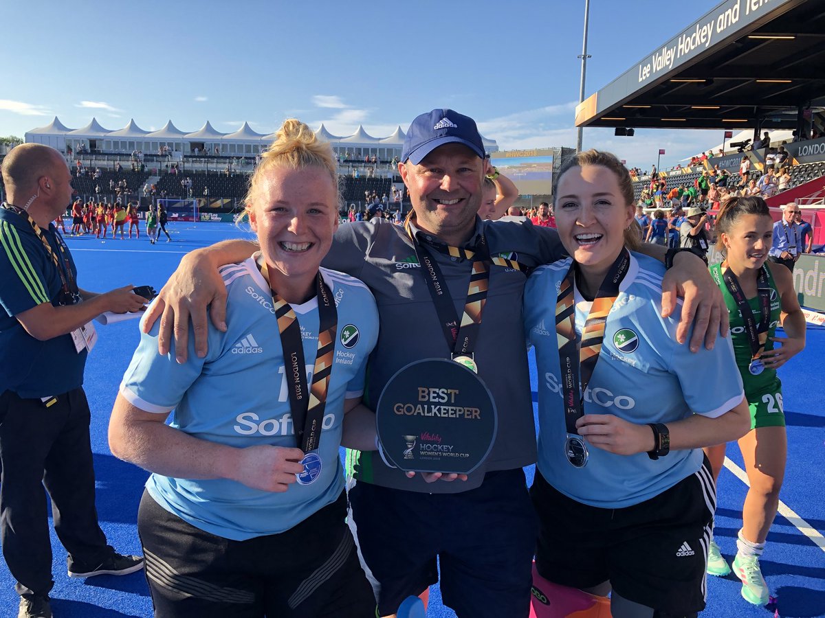 irishhockey's tweet photo. Goalkeeper of the tournament! #HWC2018 #greenarmy https://t.co/NJhDiGTQ3N