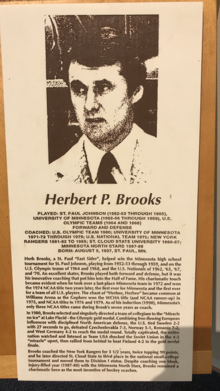 A happy birthday to the legendary Herb Brooks. 