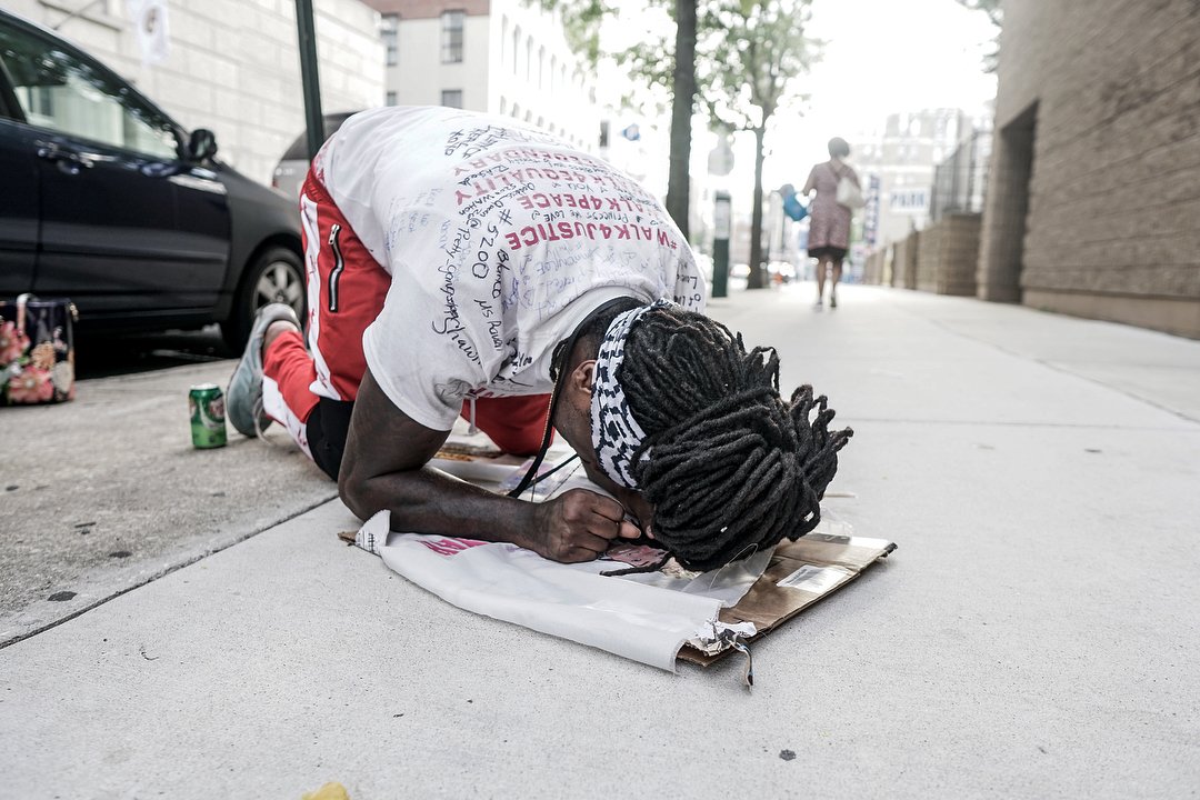 teamtrace's tweet image. After his 10-year-old niece was killed in a hail of gunfire in Washington, D.C., her uncle set off on a 130-mile walk that began on the spot where she was killed: "Now is the time that somebody step up." fox5dc.com/news/local-new…