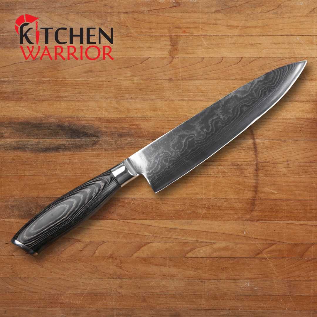 KitchenWarrior_'s tweet photo. Know anyone who would like a hot new knife? 🔪
Damascus Steel Black Edition 8 inch Chefs Knife 😎
🔥🔥🔥https://t.co/C0Ylvkv7nD
#ChefsTable https://t.co/fbg7QE1jLP
