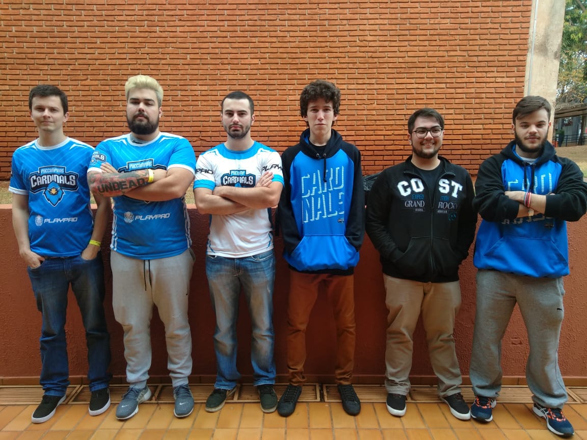 ptonelo's tweet photo. Hoje essa molecada enfrenta sua primeira final! Boa sorte @puccardinals na final da RP Anime Friends! Que bom ver a evolução de vocês! #GoCardinals #FlyAboveAll https://t.co/pxHep3TXWb