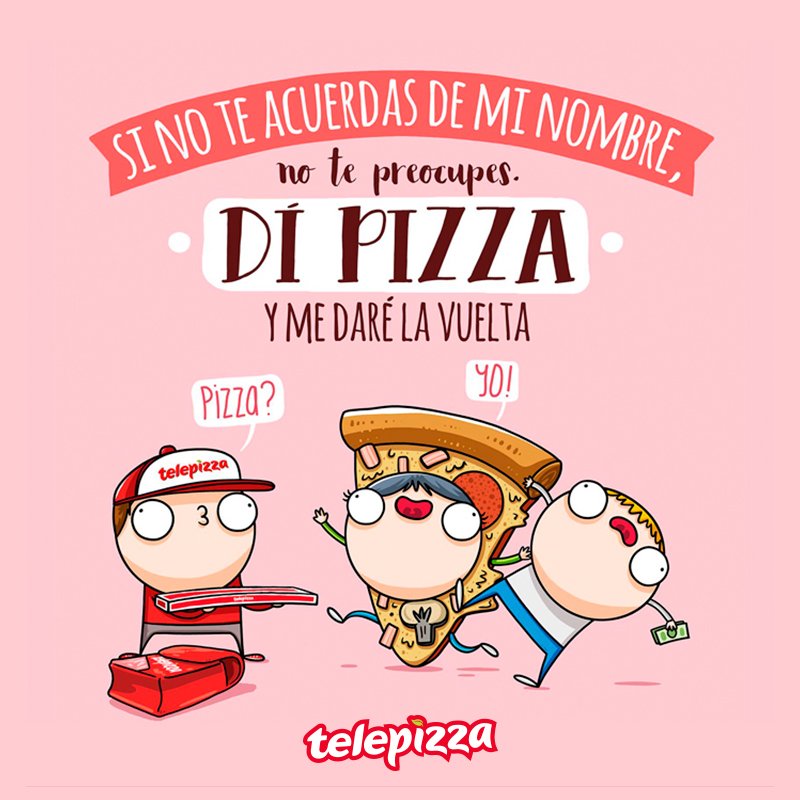 TelePizzaCol's tweet image. Es que somos tan fanáticos, que siempre vamos a mirar a cualquier lado cuando escuchemos esa palabra: “PIZZA” 🍕🤤. Pide tu favorita en telepizza.com.co o al 7490505 en Bogotá y al 6045959 en Medellín 😊