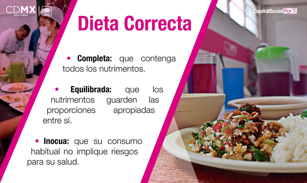 SEBIEN_cdmx's tweet photo. Una alimentación balanceada te ayudará a tener una mejor calidad de vida. Sigue estos #TipsNutritivos https://t.co/MGAMeYceA0