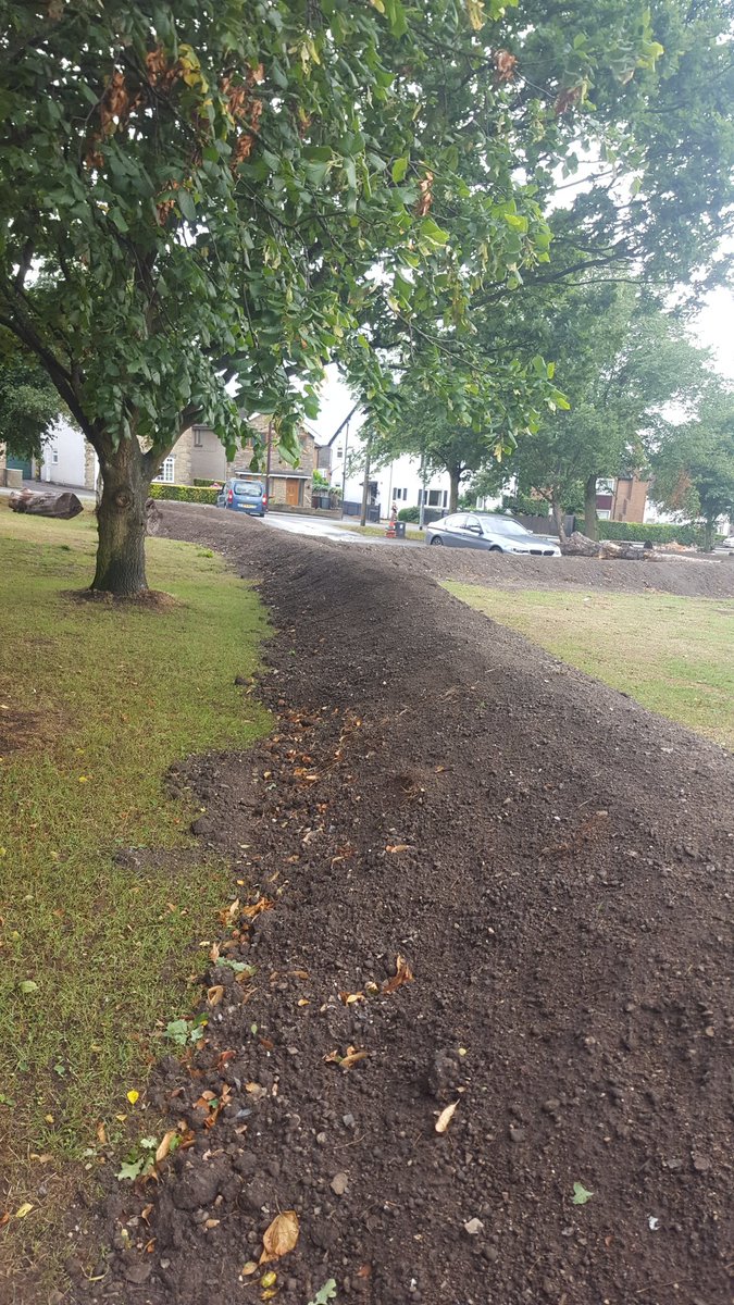 FriendsofKingAl's tweet image. Thanks to #LeedsCityCouncil boundaries have now been put up to discourage antisocial behaviour with vehicles. Grass should grow over it soon. If we get more rain! #LCC #friendsofkingAl #Leeds #Moortown