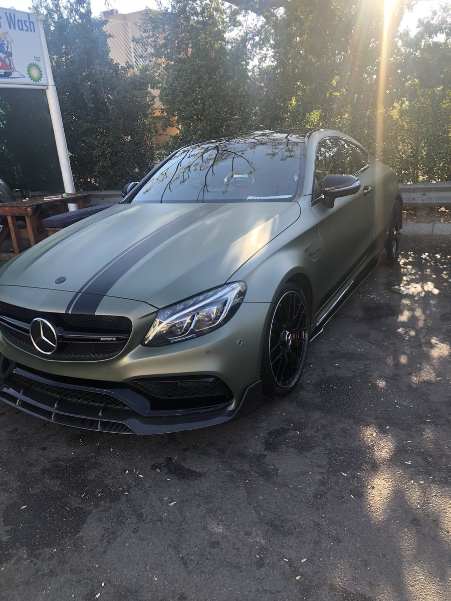 #baby sitting pretty at the car wash. #c63 #c63amg