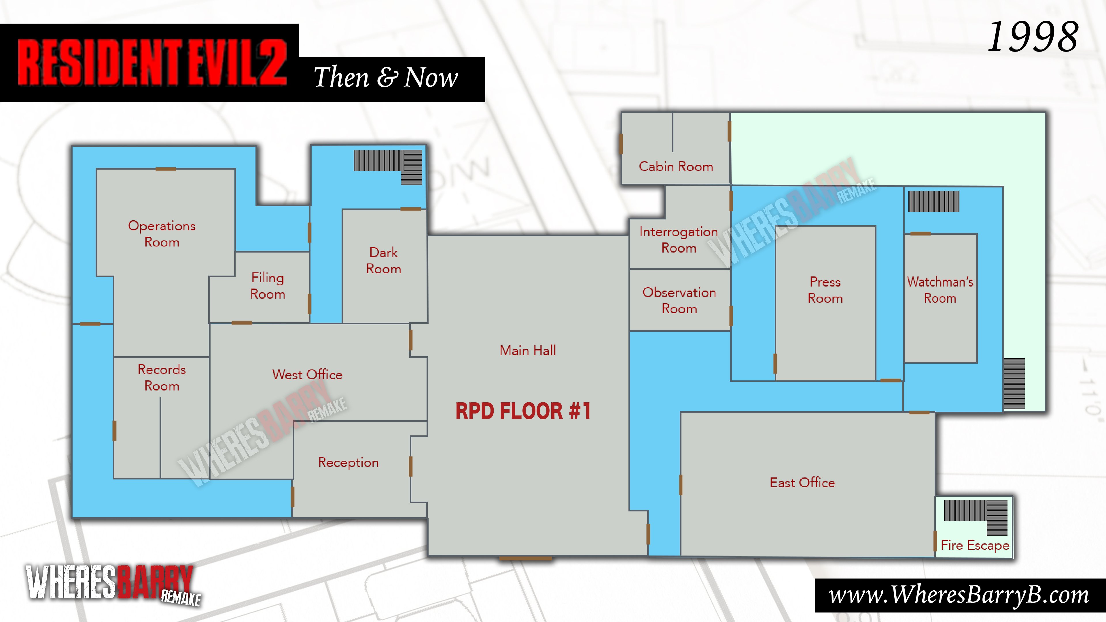 Where's Barry on Twitter "New RPD Floor 1 New Rooms in 