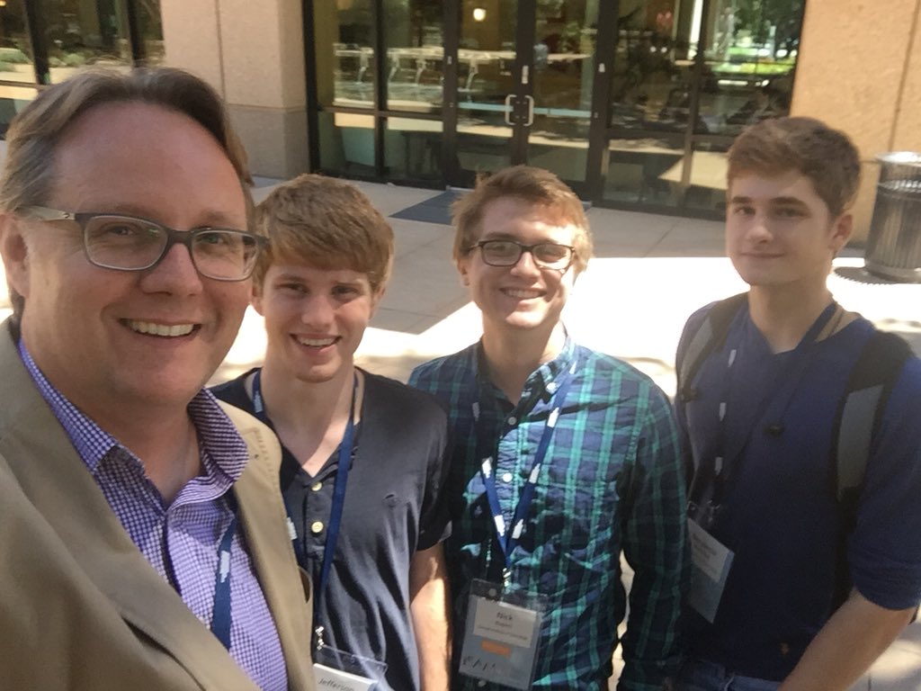 SecondChairLead's tweet photo. As a @georgiatech alum (ME96) it was great connecting with these yellow jackets from the @GTInvention Studio at #isam2018 in Stanford. https://t.co/IUcu9k3ZUY