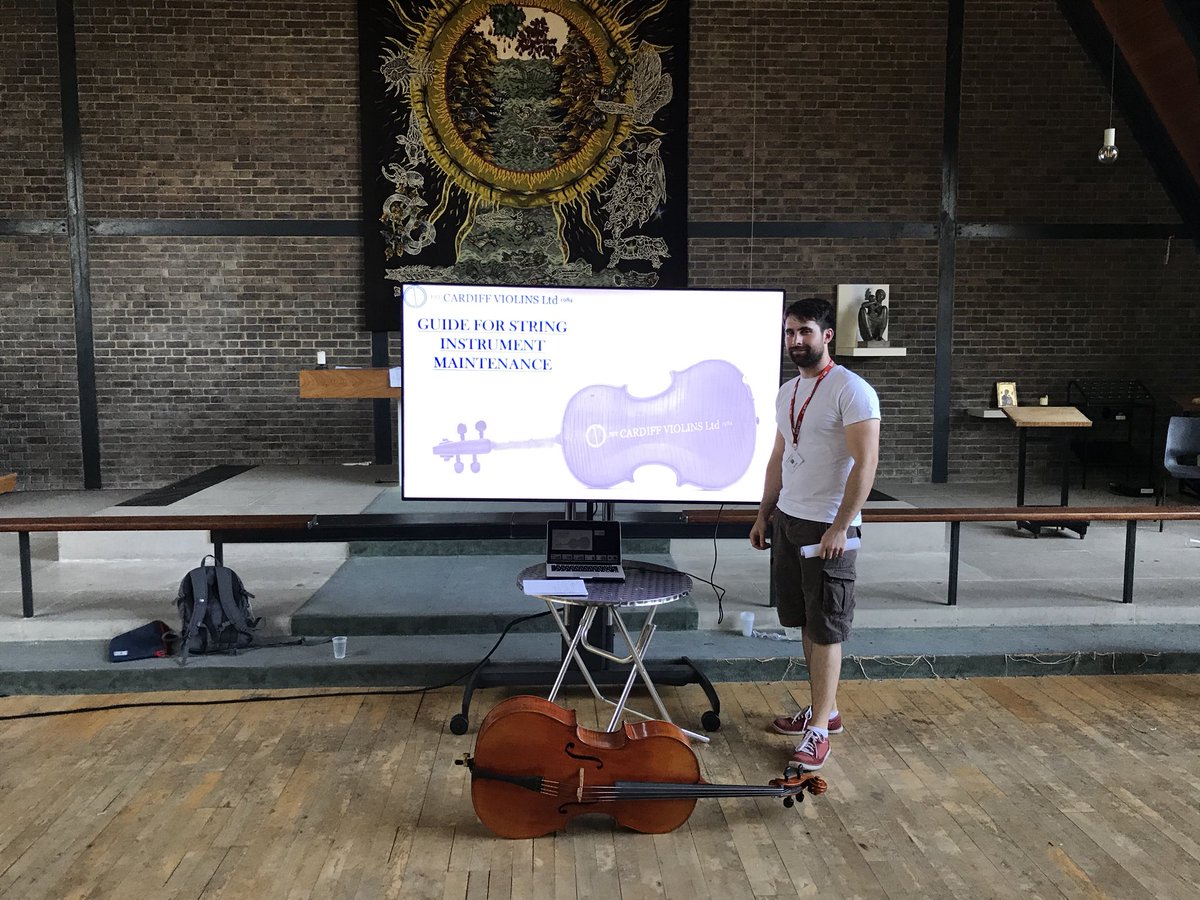 Thank you <a href="/ESTAStrings/">ESTA UK</a> for inviting us to talk at this years Summer Residential Course in Chichester. We’re looking forward to helping everyone with their strings queries this week!